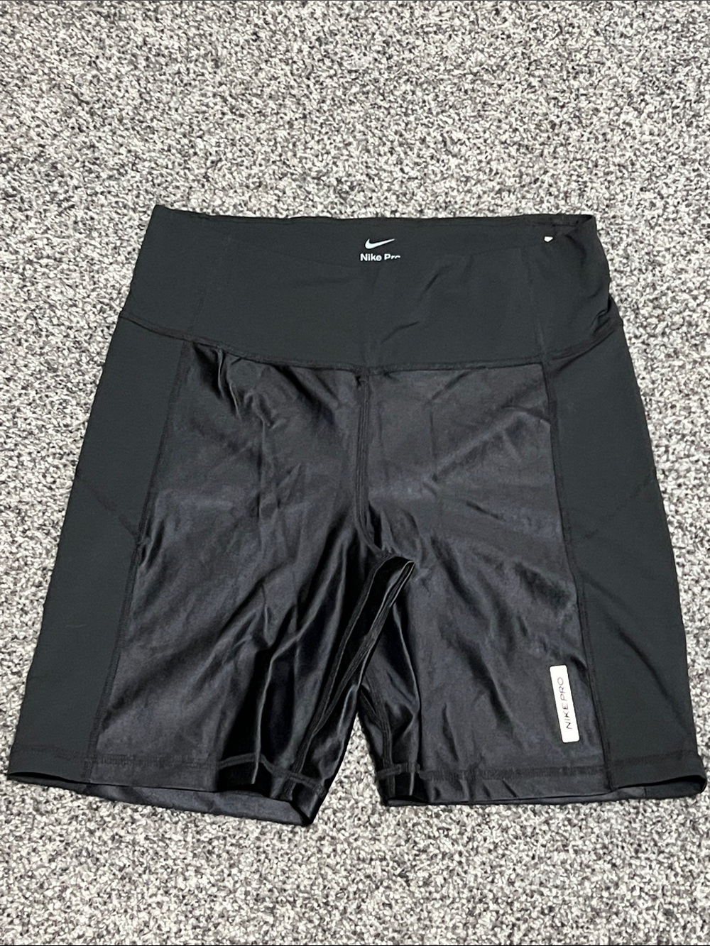 Nike Pro Dri Fit Womens Athletic Shorts Black Size Medium EUC